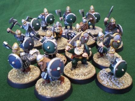 dwarf warriors with shields