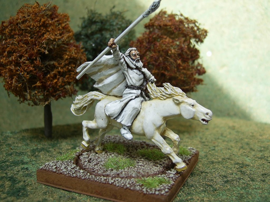 gandalf mounted on horse