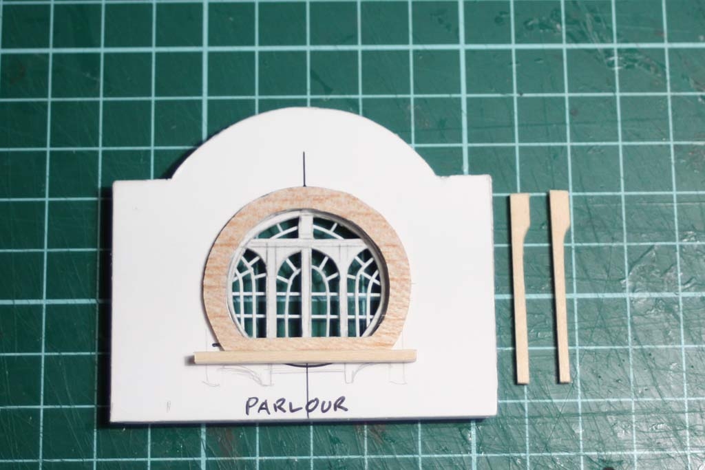 The basic elements of the window assembled