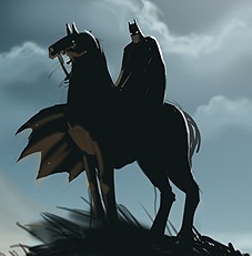 Batman on a horse