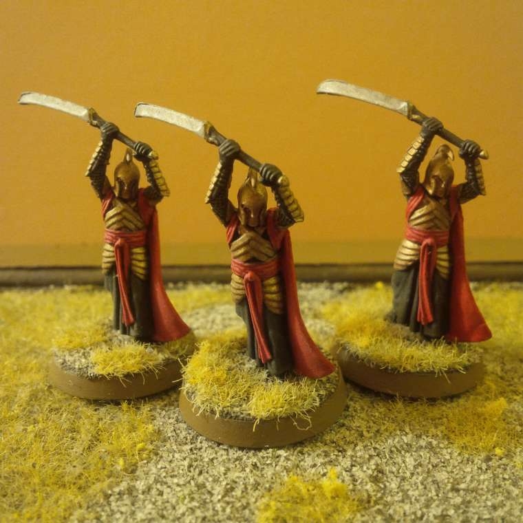 Ñoldorian Warriors in Heavy Armour with Elven Blades