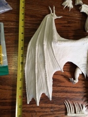 Smaug wing measured