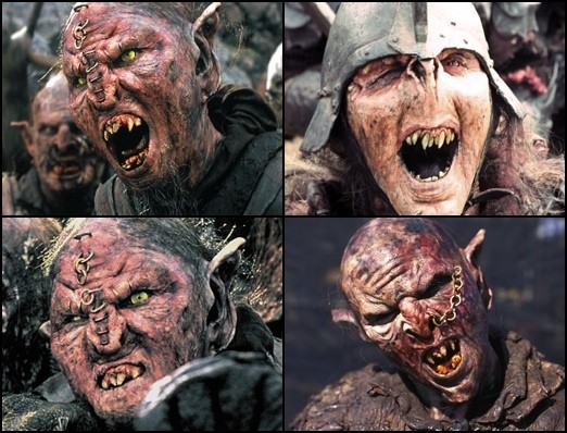 more faces of orcs